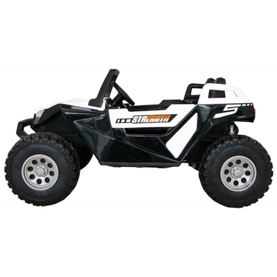 Carro Elétrico para Criança BUGGY CLASH 4x4 24v Branco 2 LUGARES, RODAS DE BORRACHA & ASSENTO EM PELE