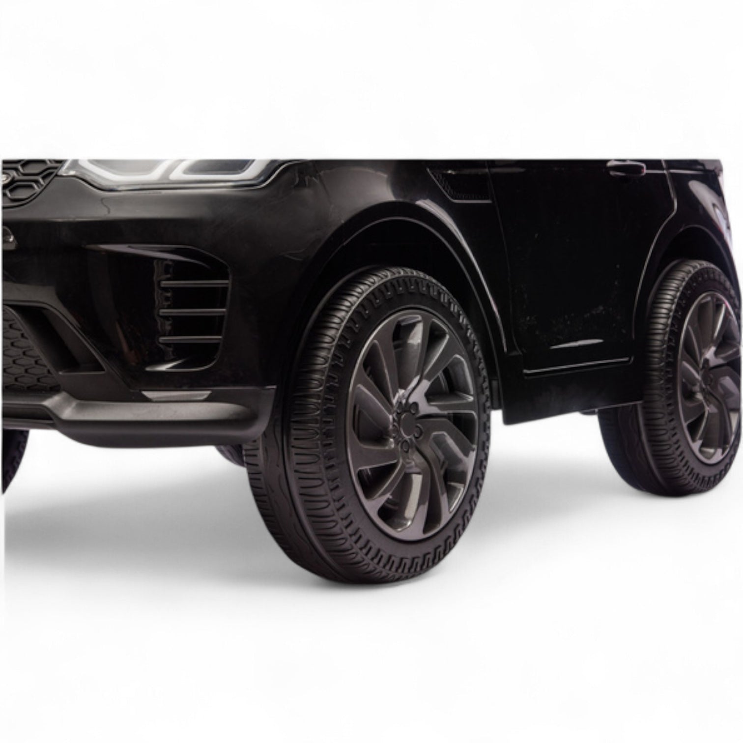 Carro Elétrico para Criança RANGE ROVER DISCOVERY 12v Preto c/ RODAS DE BORRACHA & ASSENTO EM PELE