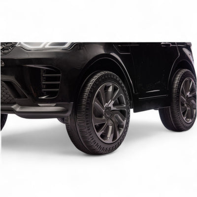 Carro Elétrico para Criança RANGE ROVER DISCOVERY 12v Preto c/ RODAS DE BORRACHA & ASSENTO EM PELE