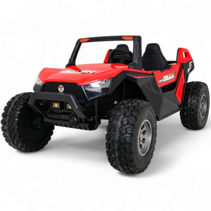 Carro Elétrico para Criança BUGGY CLASH 4x4 24v Vermelho 2 LUGARES, RODAS DE BORRACHA & ASSENTO EM PELE ECOLÓGICA