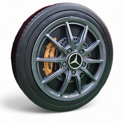 Carro Elétrico para Criança MERCEDES GTR MINI 12v BATERIA DE LITIO Vermelho c/ RODAS DE BORRACHA & ASSENTO EM PELE