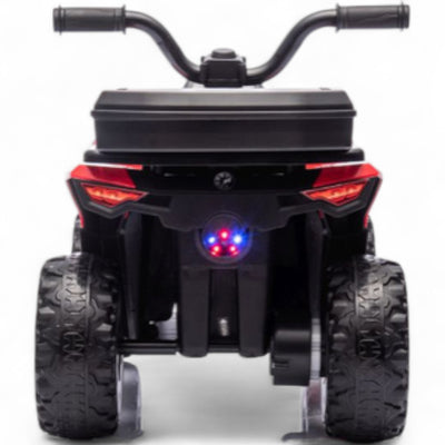 Mini Moto 4 Elétrica para Crianças LITTLE EXPLORER 6v Vermelha c/ RODAS DE BORRACHA