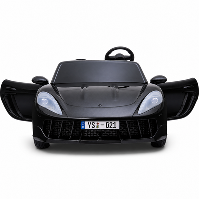 Carro elétrico para Criança PERFECTA XXL 24v Motor Brushless 180w 15km/h Preto Metalizado c/ RODAS DE BORRACHA & ASSENTO EM PELE
