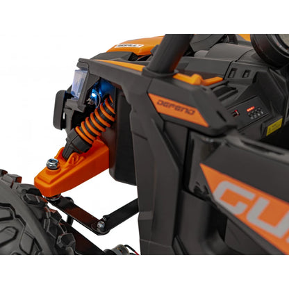 Carro Elétrico para Criança MAVERICK STYLE 4x4 12v Laranja c/ RODAS DE BORRACHA & ASSENTO EM PELE