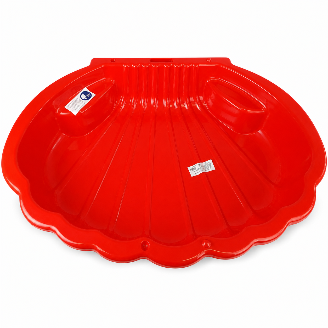 Piscina / Caixa de Areia Infantil Concha Vermelho 110 x 75 x 18 cm