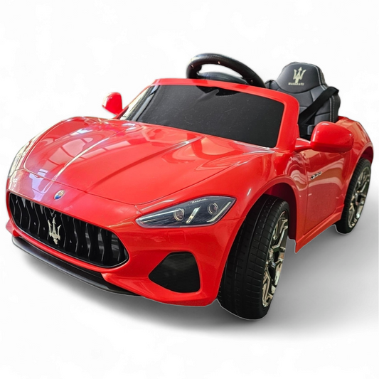 Carro Elétrico para Criança MASERATI GC SPORT 12V Vermelho c/ RODAS DE BORRACHA & ASSENTO EM PELE