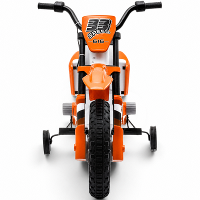 Mota Elétrica para Criança CROSS BLAZE 12v Laranja c/ RODAS DE BORRACHA