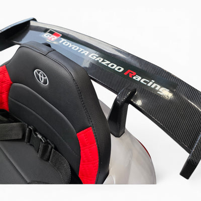 Carro Elétrico para Criança TOYOTA GR SUPRA GT4 12v Branco c/ RODAS DE BORRACHA & ASSENTO EM PELE