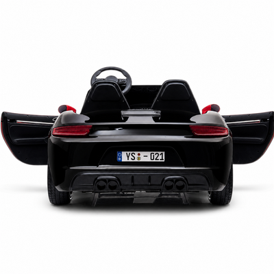 Carro elétrico para Criança PERFECTA XXL 24v Motor Brushless 180w 15km/h Preto Metalizado c/ RODAS DE BORRACHA & ASSENTO EM PELE