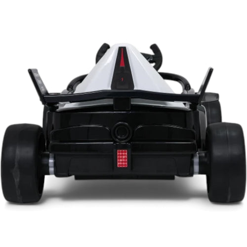 Carro elétrico para Criança Porsche Formula E c/ rodas de borracha e assento em pele