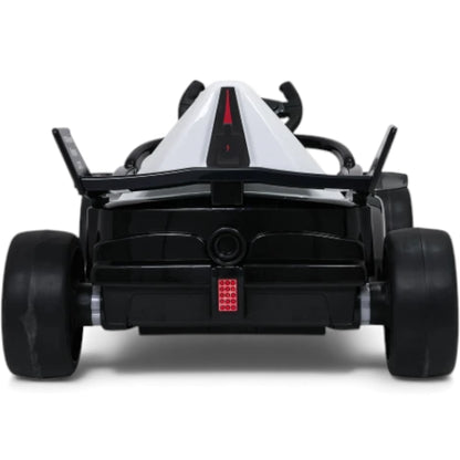 Carro elétrico para Criança Porsche Formula E c/ rodas de borracha e assento em pele