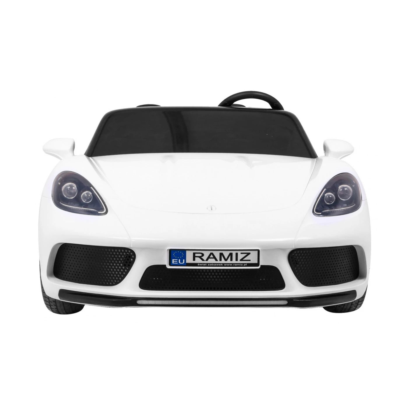 Carro elétrico para Criança Perfecta XXL 24v Motor Brushless 180w 15km/h Branco c/ rodas de borracha e assento em pele