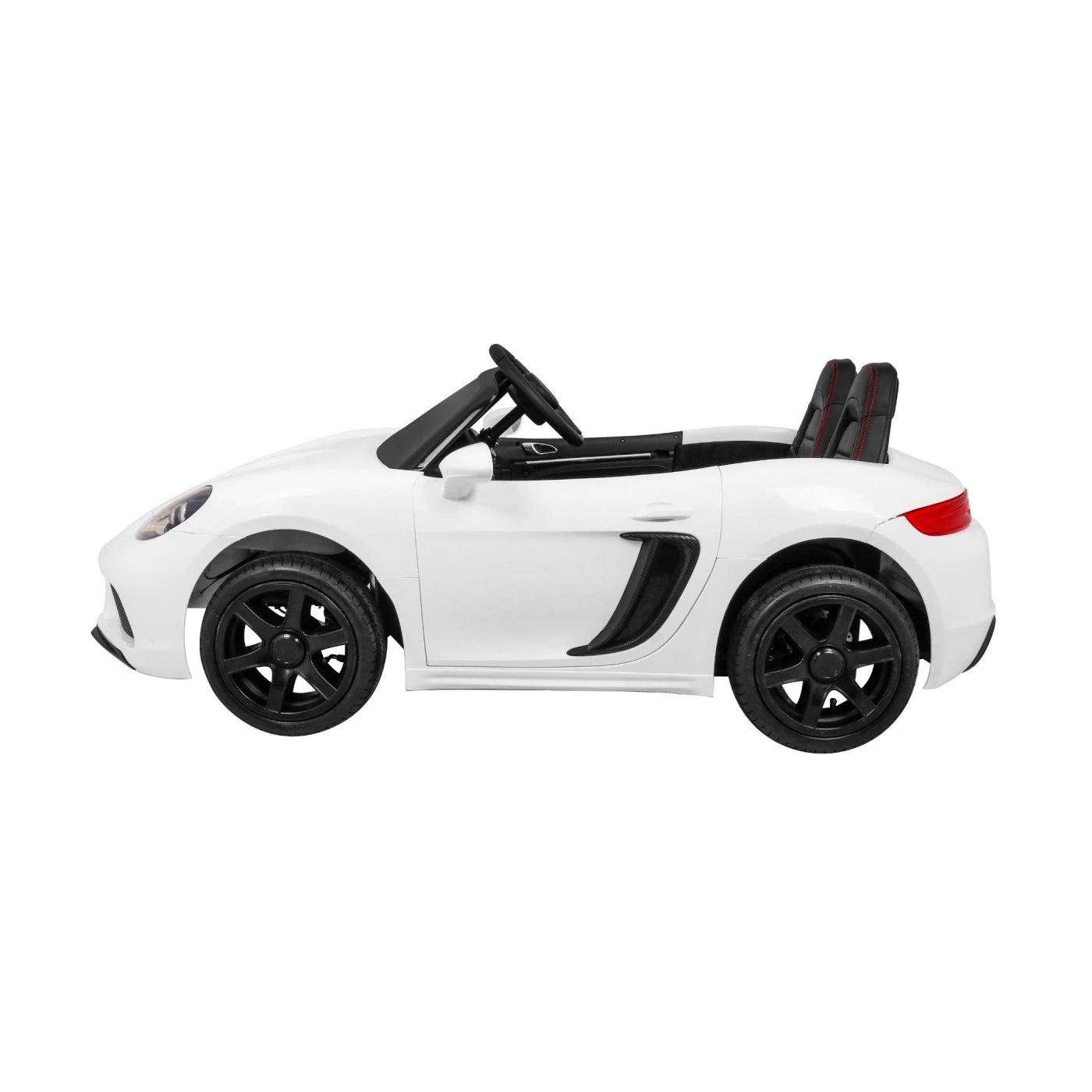 Carro elétrico para Criança Perfecta XXL 24v Motor Brushless 180w 15km/h Branco c/ rodas de borracha e assento em pele