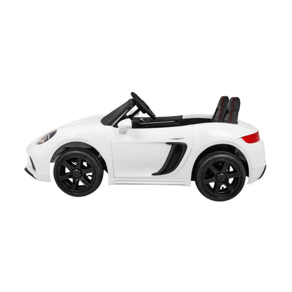 Carro elétrico para Criança Perfecta XXL 24v Motor Brushless 180w 15km/h Branco c/ rodas de borracha e assento em pele
