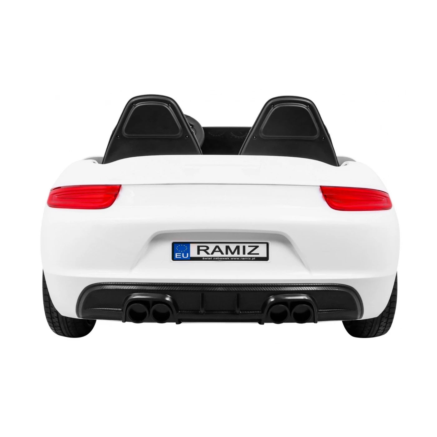 Carro elétrico para Criança Perfecta XXL 24v Motor Brushless 180w 15km/h Branco c/ rodas de borracha e assento em pele