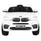 Carro Elétrico para Criança BMW X6M 12v Branco c/ RODAS DE BORRACHA & ASSENTO EM PELE