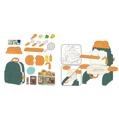 GIROS-Mochila 3 em 1 Cozinha